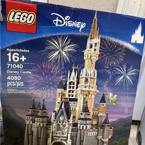 Lego Disney Castle Set 71040 - Blue, White, Tan, Gold, Gray